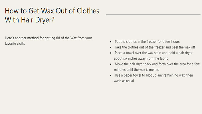 How-to-Get-Wax-Out-of-Clothes-With-Hair-Dryer