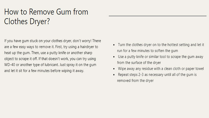 How-to-Remove-Gum-from-Clothes-Dryer