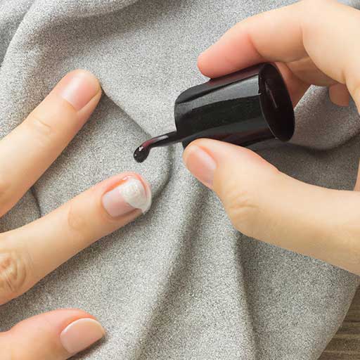 How to Get Dried Nail Polish Out of Clothes