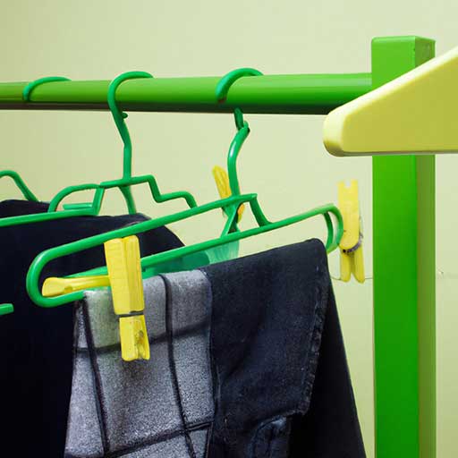 How to Hang Clothes on a Drying Rack
