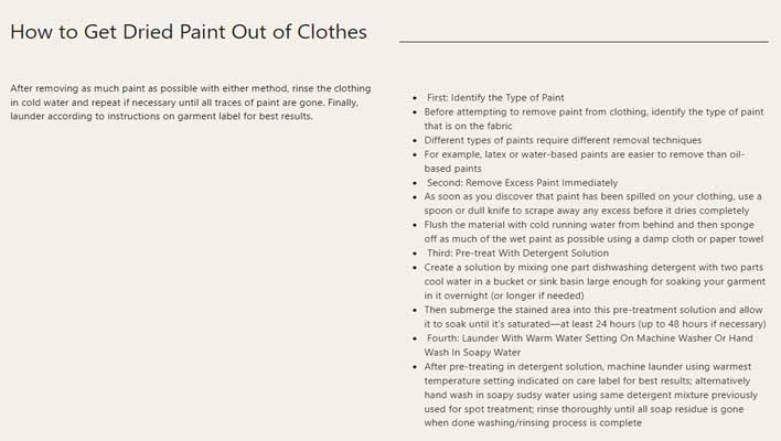 how-to-get-dried-paint-out-of-clothes