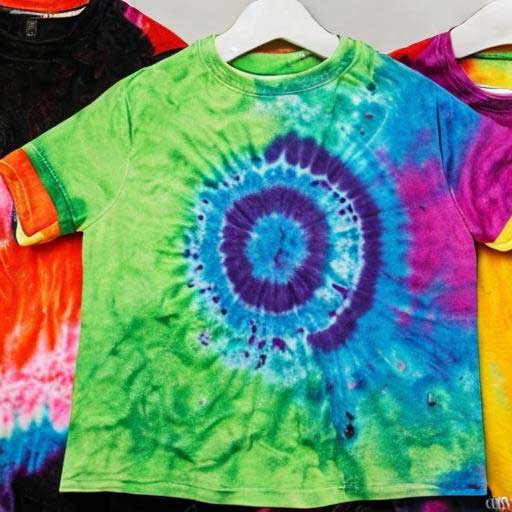 How to Bleach Tie Dye a Shirt With a Logo