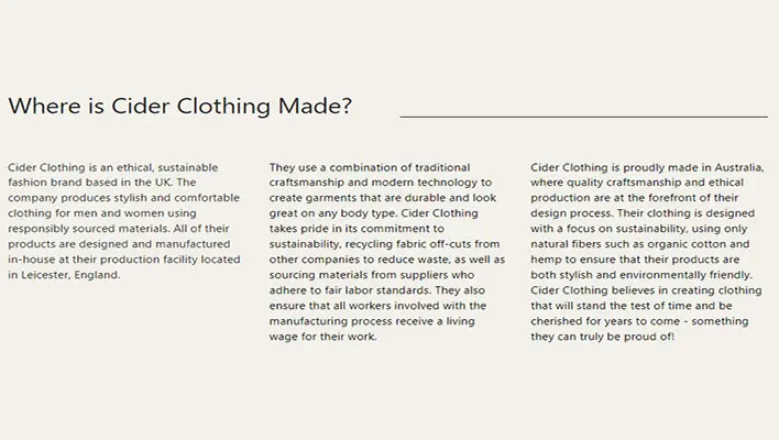 Where-is-Cider-Clothing-Made