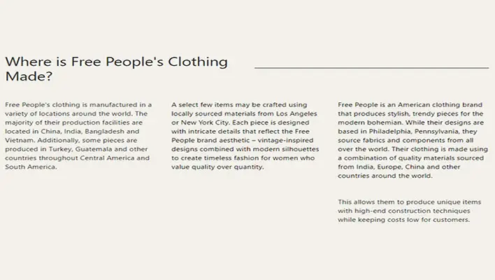 Where-is-Free-Peoples-Clothing-Made