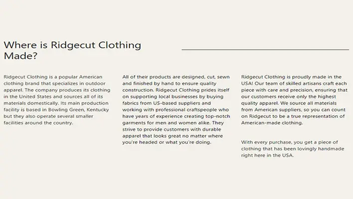 Where-is-Ridgecut-Clothing-Made
