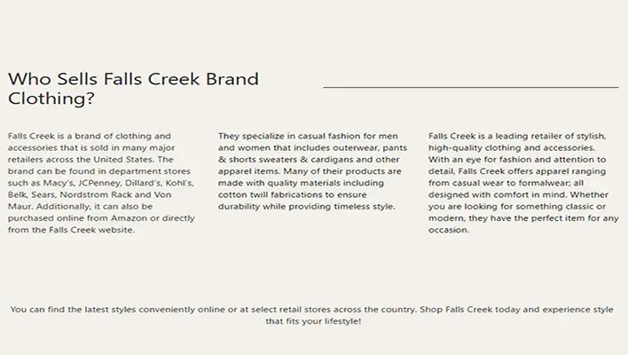 Who-Sells-Falls-Creek-Brand-Clothing