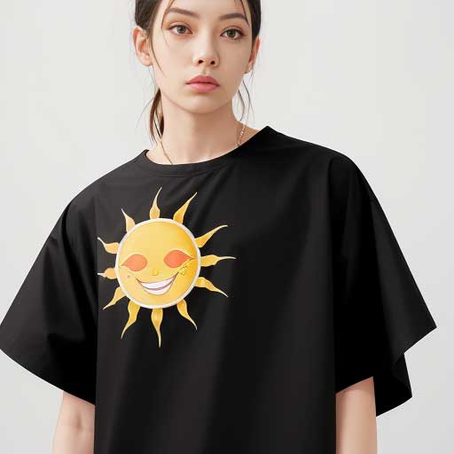 Sun Bleach Black Clothes 