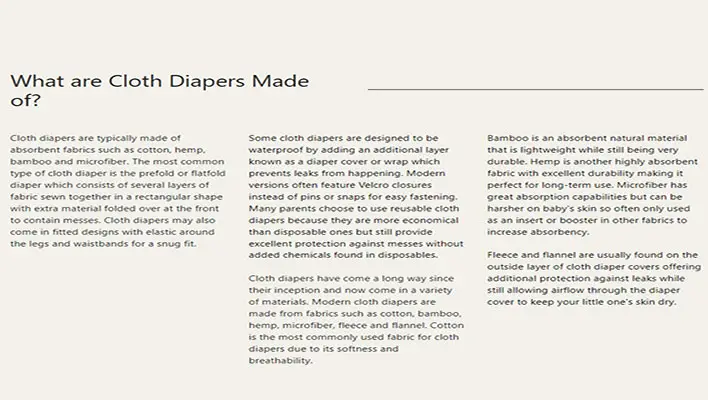 What-are-Cloth-Diapers-Made-of