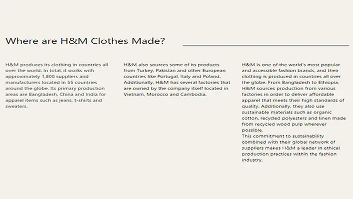Where-are-H&M-Clothes-Made