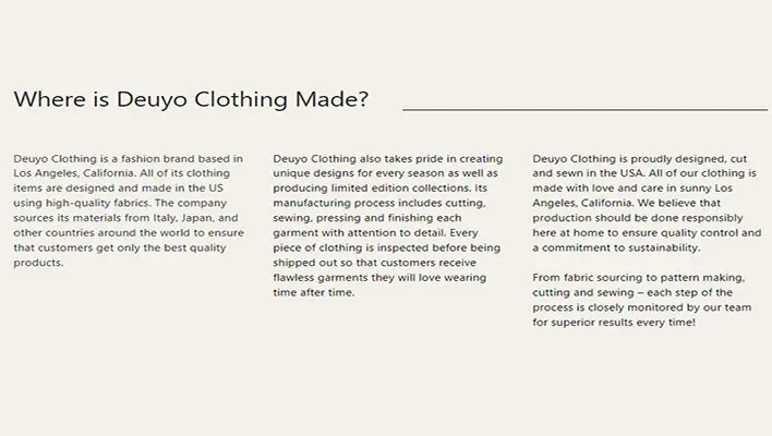 Where-is-Deuyo-Clothing-Made
