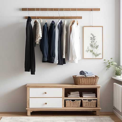 How Do You Hang Clothes Without a Dresser? 