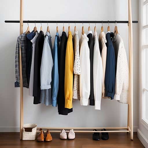 How to Hang Clothes Without a Closet