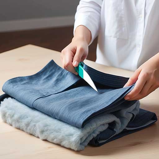 How to Remove Lint from Clothes Without Roller