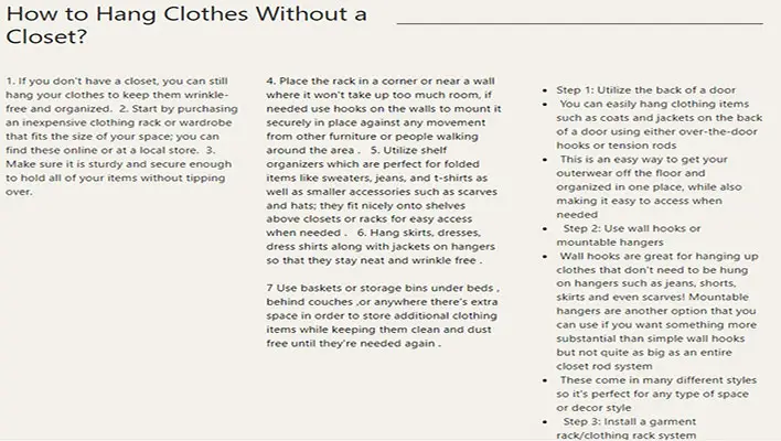How-to-Hang-Clothes-Without-a-Closet