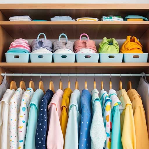 How to Store Baby Clothes by Size 