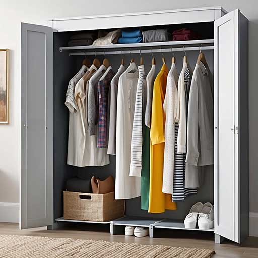 How to Store Hanging Clothes in Storage Unit 