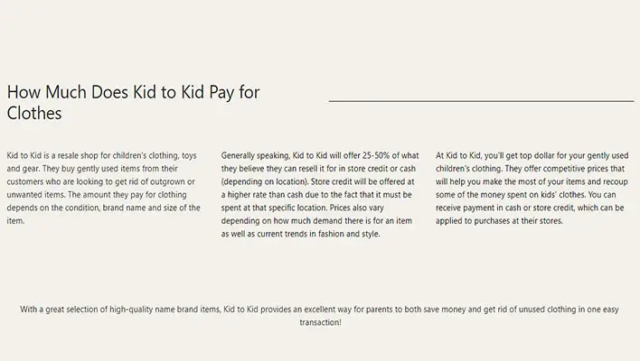 How-Much-Does-Kid-to-Kid-Pay-for-Clothes