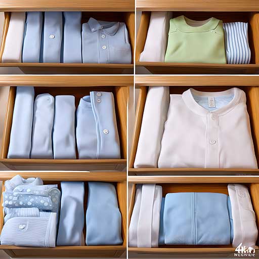 How to Fold Baby Clothes for Drawers 