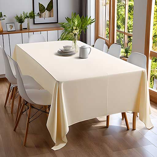 Tablecloth Size for 6 Seater Rectangular Table in Cm 