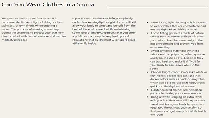 Can-You-Wear-Clothes-in-a-Sauna