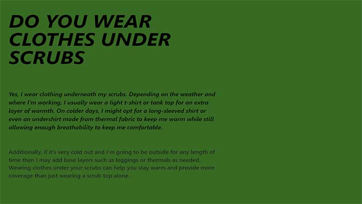 Do-You-Wear-Clothes-under-Scrubs